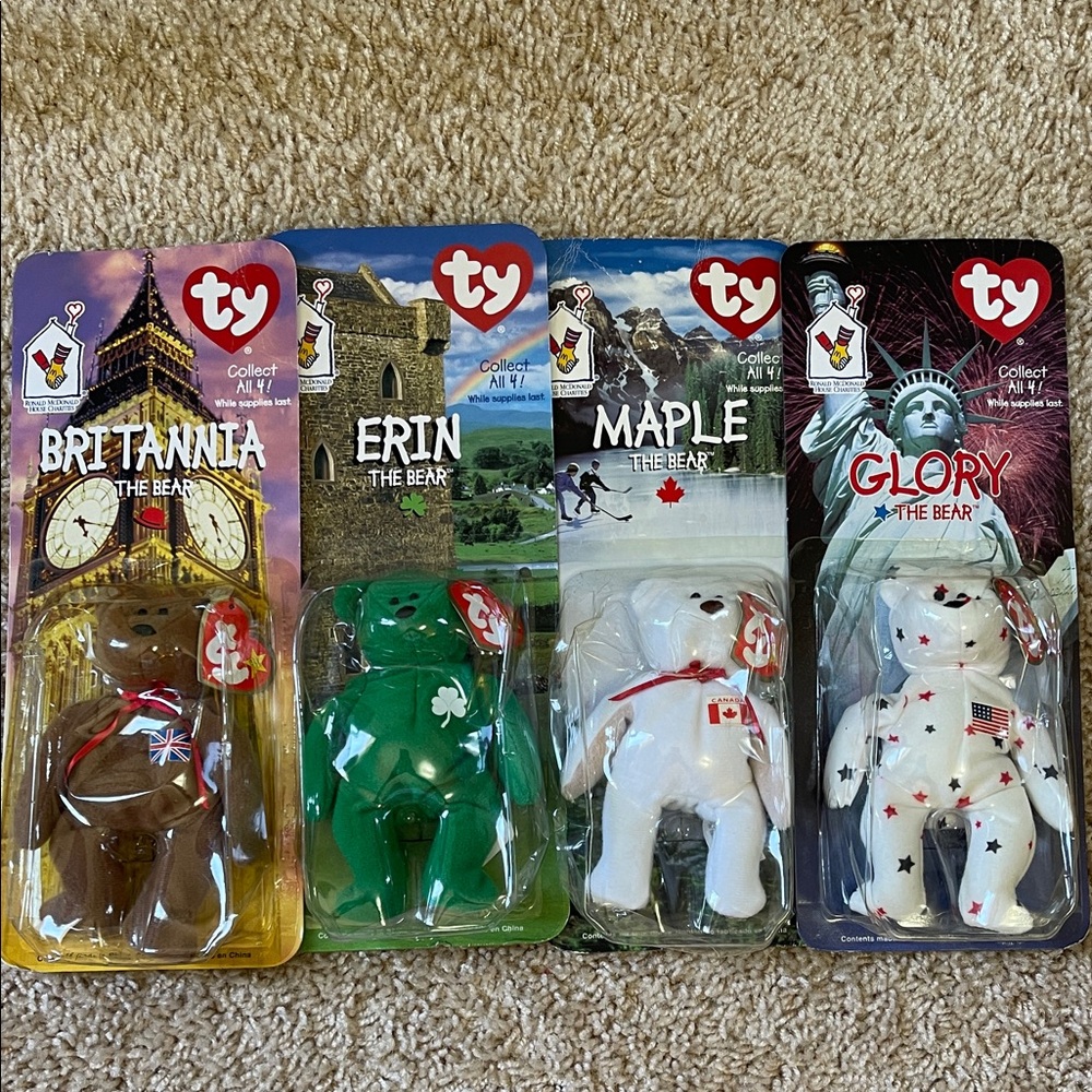 Ty Beanie Babies Bears Collection Collaboration Ronald McDonald House Charities